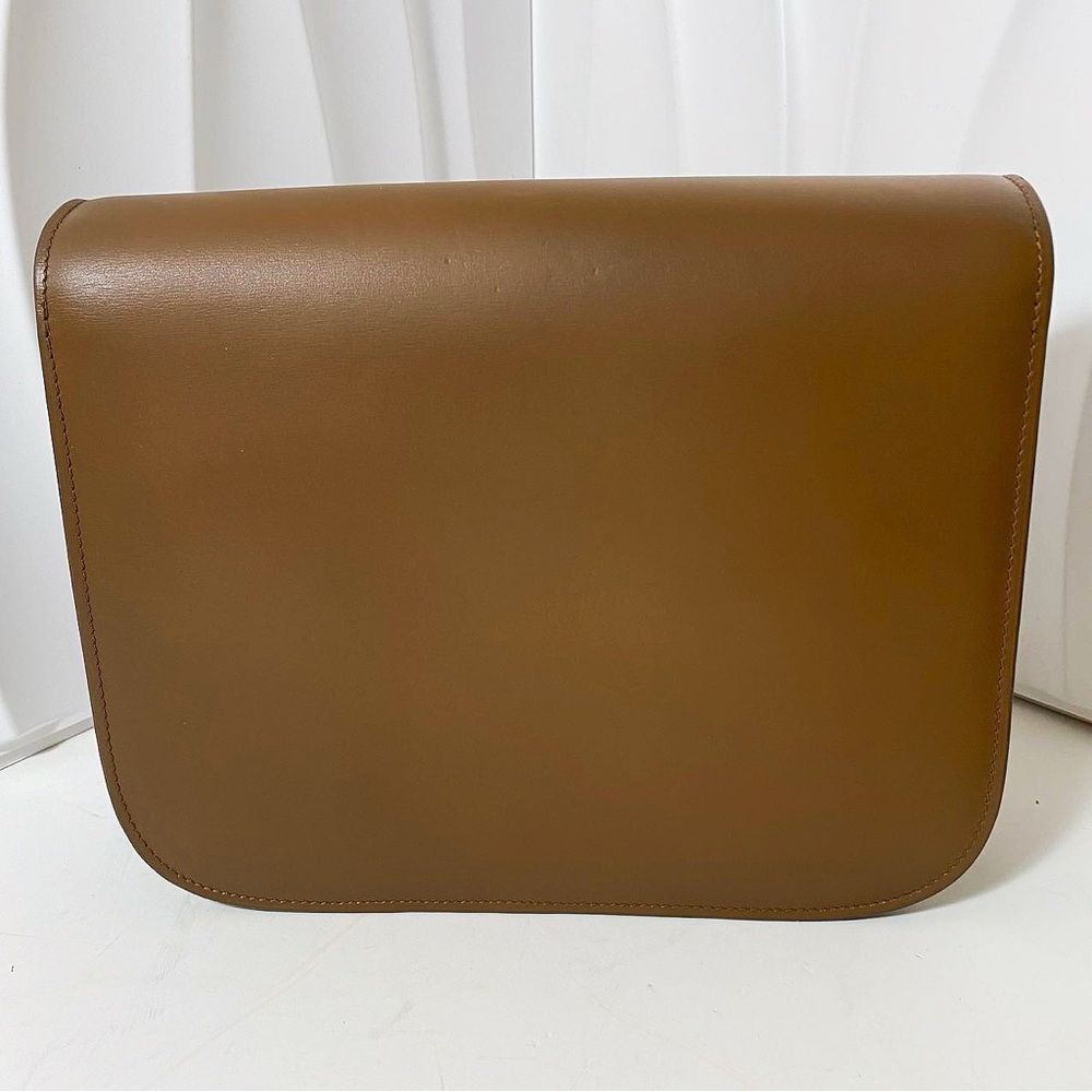 Celine Classic Box Tan Leather Crossbody Bag - Picture 2 of 12